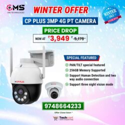 CP PLUS 3MP 4G PT CAMERA