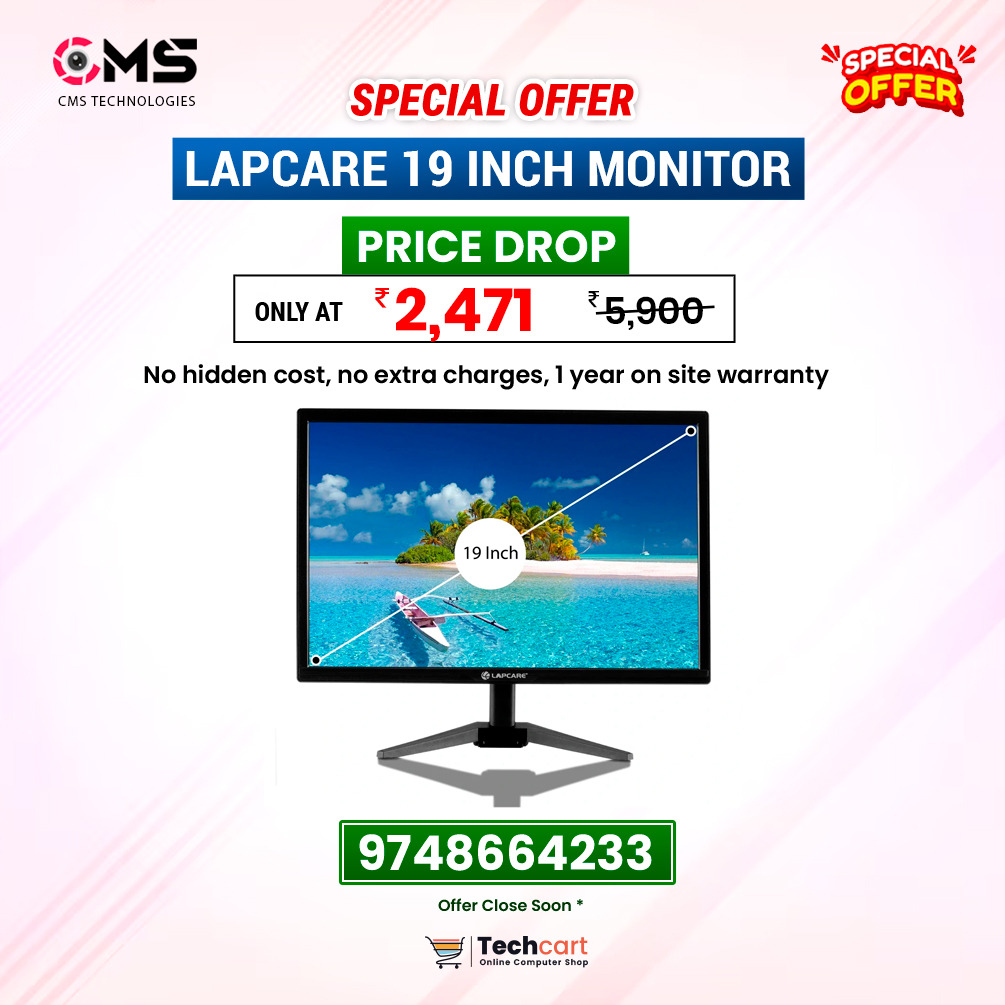 MONITOR LAPCARE 19'' LED