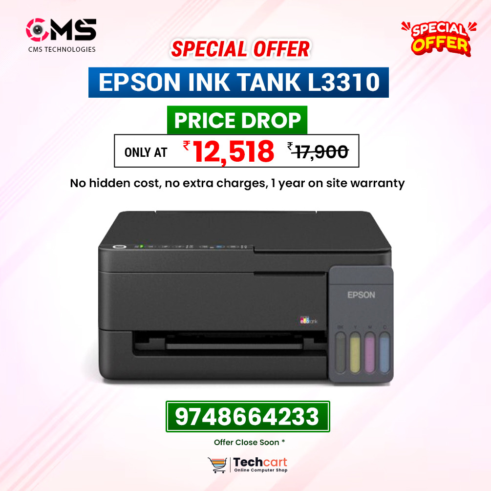 Epson EcoTank L3310 A4 All-in-One Ink Tank Printer